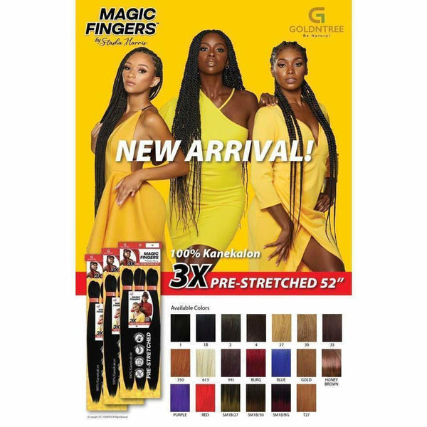 Magic Fingers: 3X Pre-Stretched 52 - FINAL SALE – Beauty Depot O-Store