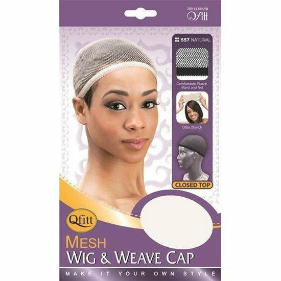 556 Mesh Wig & Weave Cap Closed Top / Brown (12PC) 