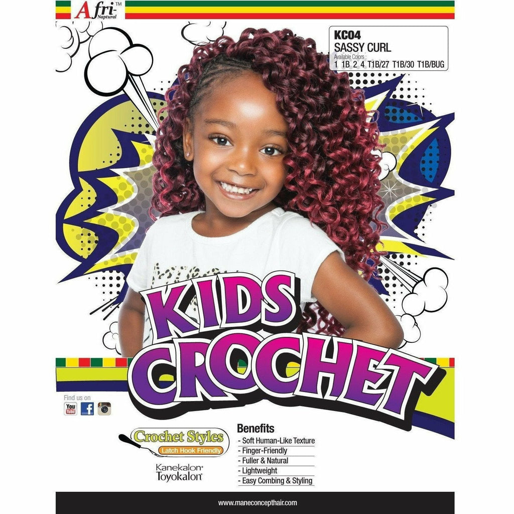 Natural Looking Crochet Hairstyle for Kids
