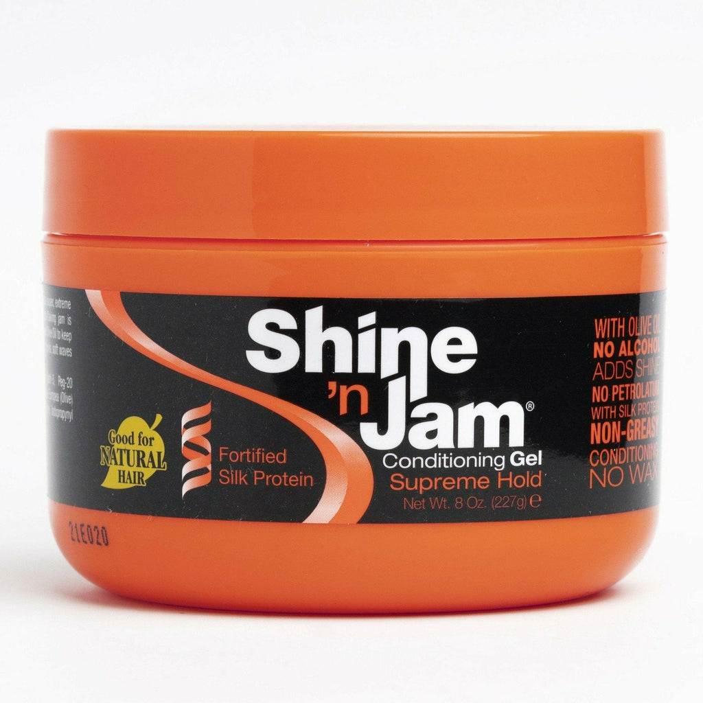Ampro Pro Shine'n Jam Supreme Hold Gel 8oz - PRINCESSA Beauty Products