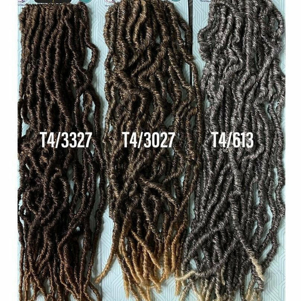 Bobbi Boss Crochet Hair #T4/613 Bobbi Boss Nu Locs 24"