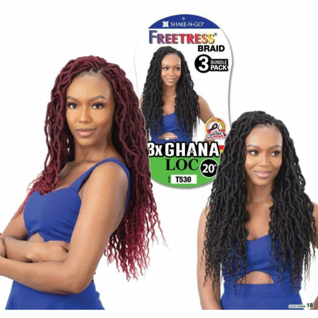 FreeTress: 3X Ghana Loc 20 Crochet Braids – Beauty Depot O-Store