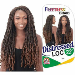 FreeTress Crochet Braids Distressed Loc 22 (5-pack, 2)