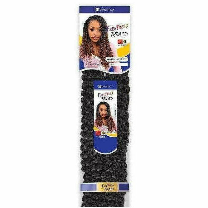 FreeTress Water Wave Synthetic Hair Crochet Braids 22" Beauty Depot O