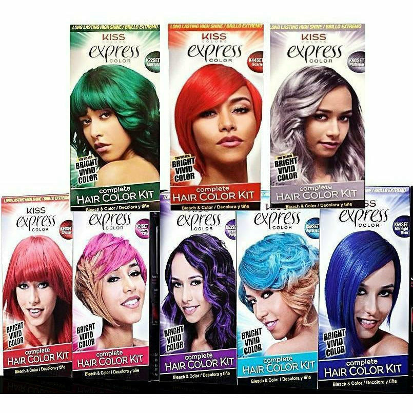 Ash/Grey Hair Color Series, Permanent Hair Dye Set with peroxide (No  Bleach Included)