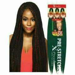 Amour Hair Collections 54” Pre- Stretched Braiding Hair Color #2 Premium