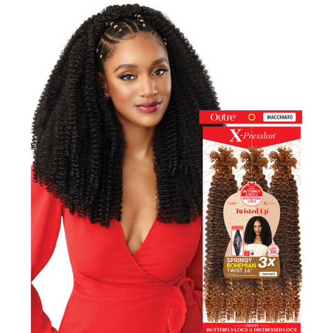 FreeTress Crochet Hair - 3X Kids Senegal Twist with Curls 8